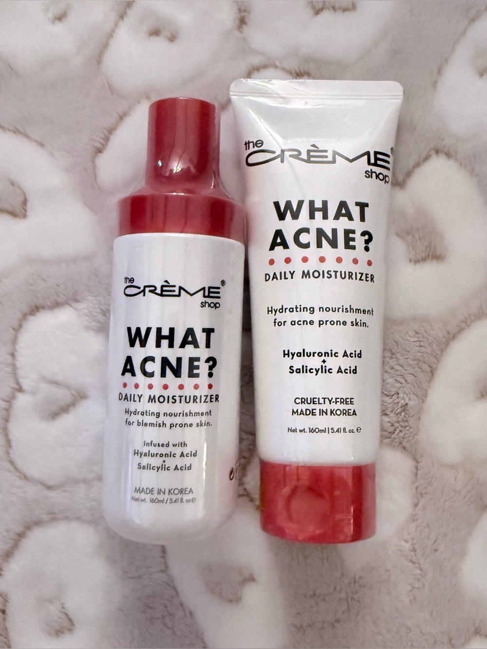 The Crème Shop What Acne? Daily Moisturizer x 2 Brand New, Sealed C14